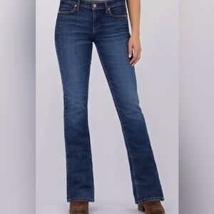 Citizens of Humanity Women 30 Jeans Dita Petite Bootcut Flare Dark Wash Blue Y2K